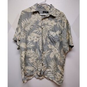 Silk Icon 100% silk single pocket Hawaiian shirt